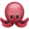 Octopus emoji on Apple